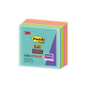 3M Post-it 利貼 654-4SS-MC-1 狠黏便條紙, 1組