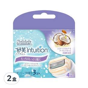 Schick 舒適牌 仕女除毛刀片 中性肌, 3入, 2盒