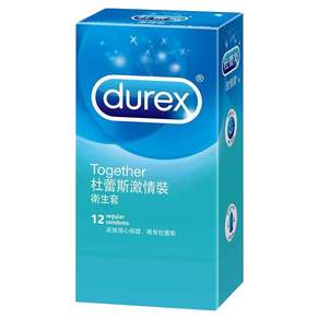 durex 杜蕾斯 激情裝衛生套 闊度52.5mm, 12個, 1盒