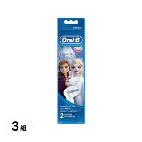 Oral-B 歐樂B 兒童刷頭, EB10-2, 冰雪奇緣, 2個, 3組