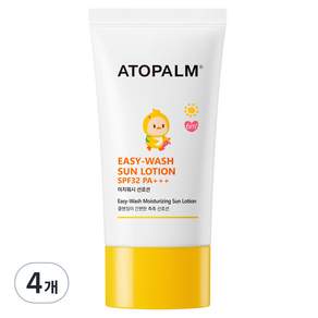 ATOPALM 愛多康 易洗防曬乳液, 60ml, 4個