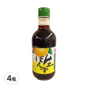 marukin 丸金 生柚醋, 340ml, 4瓶