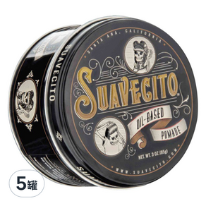 Suavecito Oil Based Pomade 古龍水油性髮油, 5罐, 85g