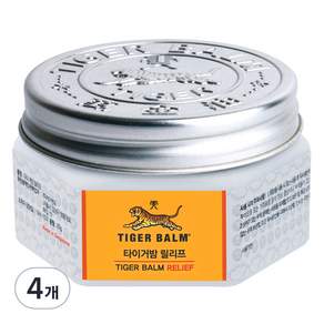 TIGER BALM 虎標 萬金油軟膏, 25g, 4個