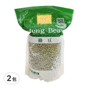 茂喜食品 進口嚴選商品綠豆, 600g, 2包