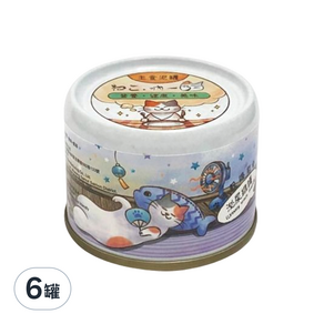 Neko 吶一口 機能主食罐, 鮪魚+藍莓, 60g, 6罐