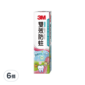 3M 雙效防蛀牙膏 香草薄荷, 113g, 6條