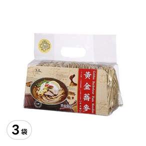 玉民 台灣黃金蕎麥麵, 600g, 3袋