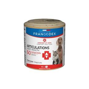 FRANCODEX 法典 關節軟骨靈活錠 犬貓用 60錠, 1罐