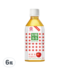 工研 好醋多多 蘋果多, 350ml, 6瓶