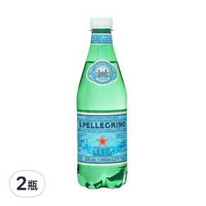 SANPELLEGRINO 聖沛黎洛 天然氣泡礦泉水, 500ml, 2瓶