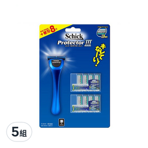 Schick 舒適牌 捍將3刮鬍刀+刀片*9, 5組