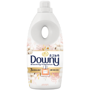 Downy 超高濃縮衣物柔軟精 Cotten Pure Love, 純淨棉花香, 1L, 1瓶