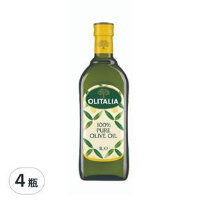 OLITALIA 奧利塔 純橄欖油, 1L, 4瓶