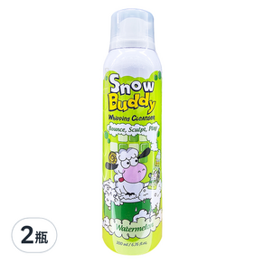 Snow Buddy 泡沫洗澡慕斯 西瓜香, 200ml, 2瓶