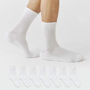 GGRN 男款標準氣墊襪組 8雙