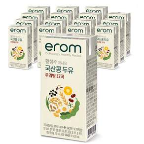 erom 17種綜合穀物豆奶, 190ml, 16入