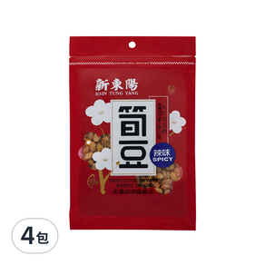 新東陽 辣味筍豆, 150g, 4包