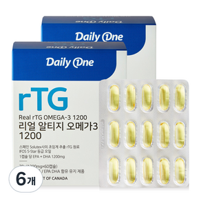 Daily One 真正的 Altige Omega 3, 6個, 78g