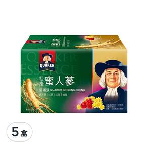 QUAKER 桂格 養氣蜜人蔘滋補液 60ml, 6瓶, 5盒