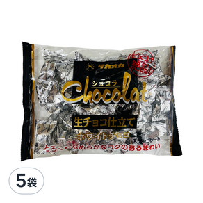 Takaoka 高岡食品 白巧克力, 150g, 5袋