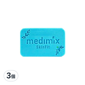 medimix 印度藍寶石皇室藥草浴 美肌皂 沁涼岩蘭草, 125g, 3個