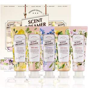 KWAILNARA Scent Dreamer系列 護手霜5件組, 1組