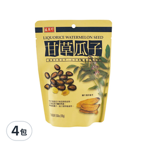 盛香珍 甘草瓜子, 180g, 4包