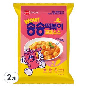 O taste Song Song辣炒年糕 玫瑰醬, 2個, 340g