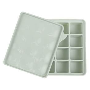 BABY JOY 冰分樂多功能食物製冰盒 12格, 薄荷綠, 1個