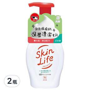 COW STYLE 牛乳石鹼 滋卿愛泡洗顏, 160ml, 2瓶