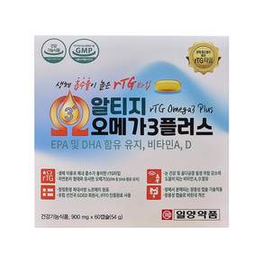 Ilyang 一洋藥品 Omega 3魚油膠囊, 60顆, 1盒