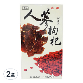 展瑄 人蔘枸杞茶, 4.5g, 30入, 2盒