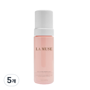 LA MUSE 輕盈純淨女性私密處清潔慕斯, 150ml, 5個