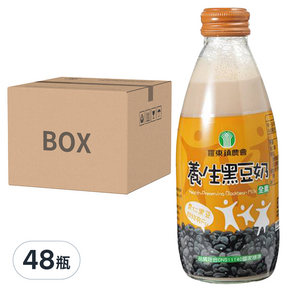 羅東鎮農會 養生黑豆奶, 245ml, 48瓶