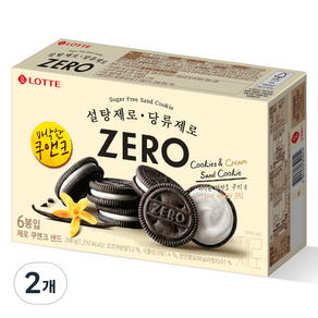 Zero無糖夾心餅乾, 2盒, 288g