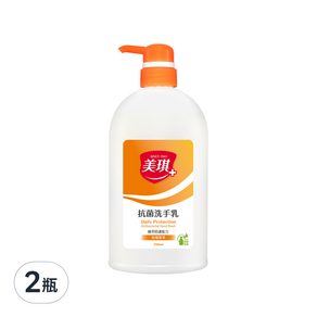 美琪 抗菌洗手乳 玫瑰果萃, 700ml, 2瓶