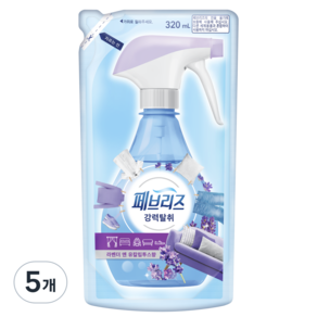 Febreze 風倍清 纖維除臭劑清新香氛補充裝, 320ml, 5包