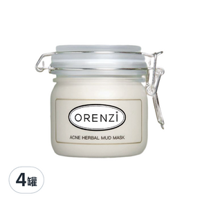 ORENZI 歐倫琪 草本粉刺泥膜, 150g, 4罐