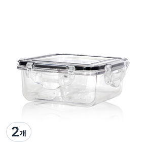 GOTMAN Square Tritan 密封容器 780ml Plus, 2個, 單品