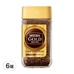 NESCAFE 雀巢咖啡 金牌咖啡風味, 120g, 6罐