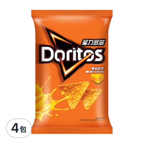 Doritos 多力多滋 玉米片 黃金起司, 84g, 4包