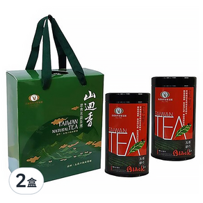 百香自然生態茶園 有機禮盒, 包種綠茶85g+紅茶60g, 2盒