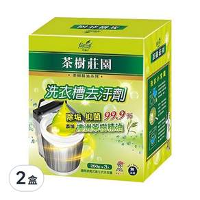 茶樹莊園 茶樹洗衣槽去汙劑 茶樹精油 3包入, 750g, 2盒