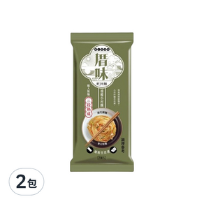 厝味 乾拌麵 油醋小村釀雙花粗麵 100g, 4入