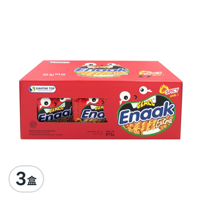 GEMEZ Enaak 韓式小雞麵 辣味, 672g, 3盒