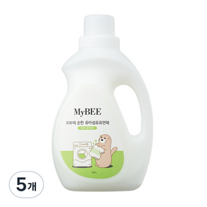 MyB 溫和嬰兒柔軟劑 1500ml, 1.5L, 5個