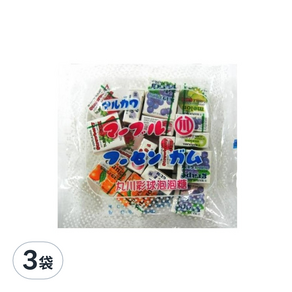 MARUKAWA 丸川 彩球泡泡糖, 119g, 3袋