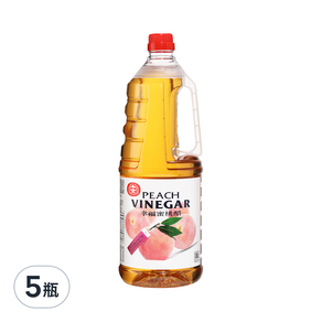 十全 幸福蜜桃醋, 1.8L, 5瓶