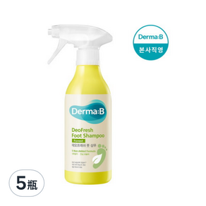 Derma B 足部專用沐浴乳, Forest, 400ml, 5瓶